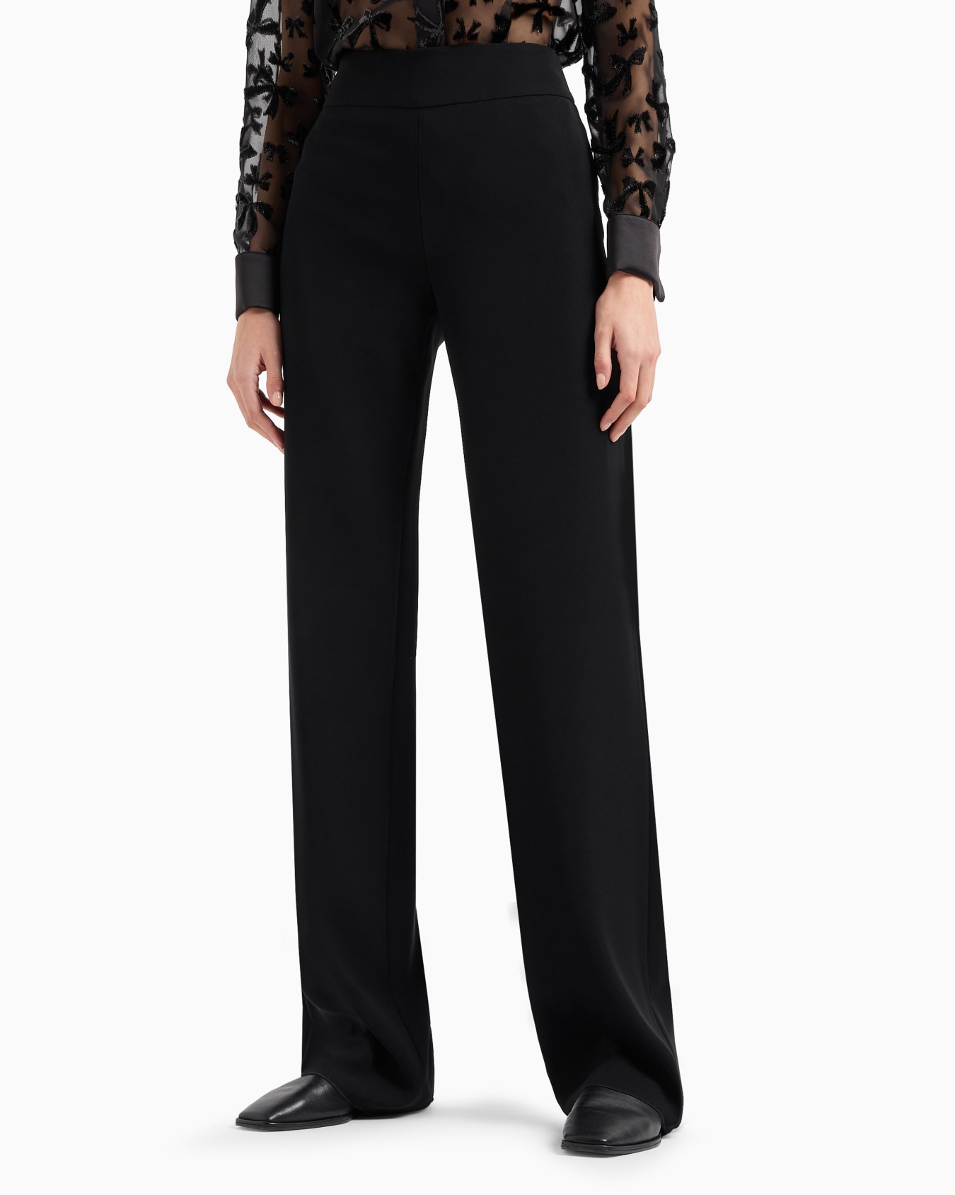 Techno cady palazzo trousers Slide 3