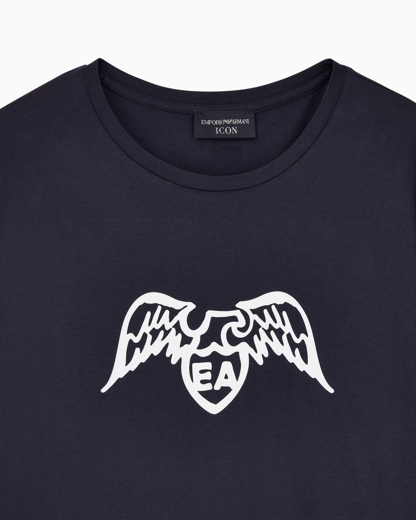 T-Shirt aus Pima-Baumwolle mit Adlerlogo Folie 4