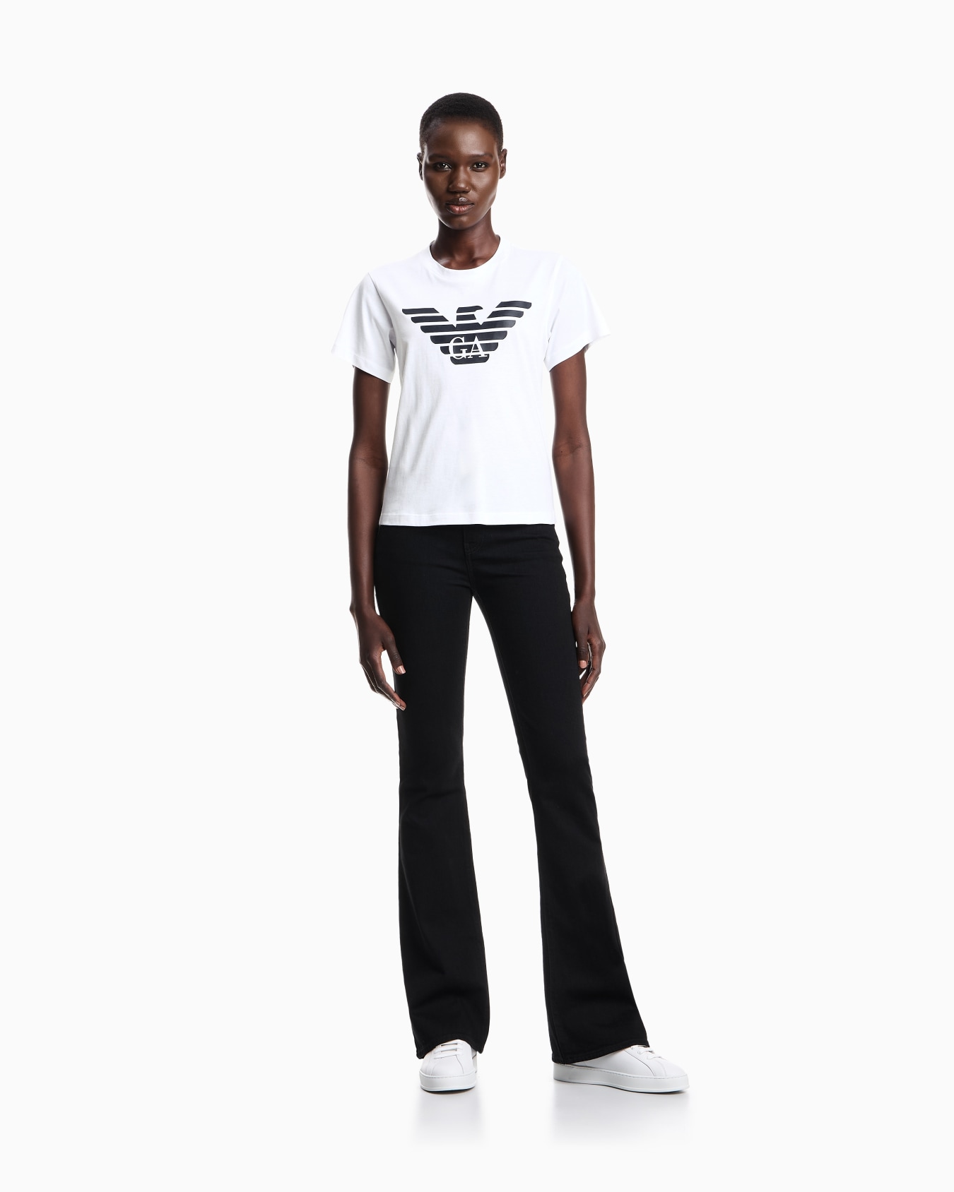 ASV organic-jersey T-shirt with logo print Slide 1