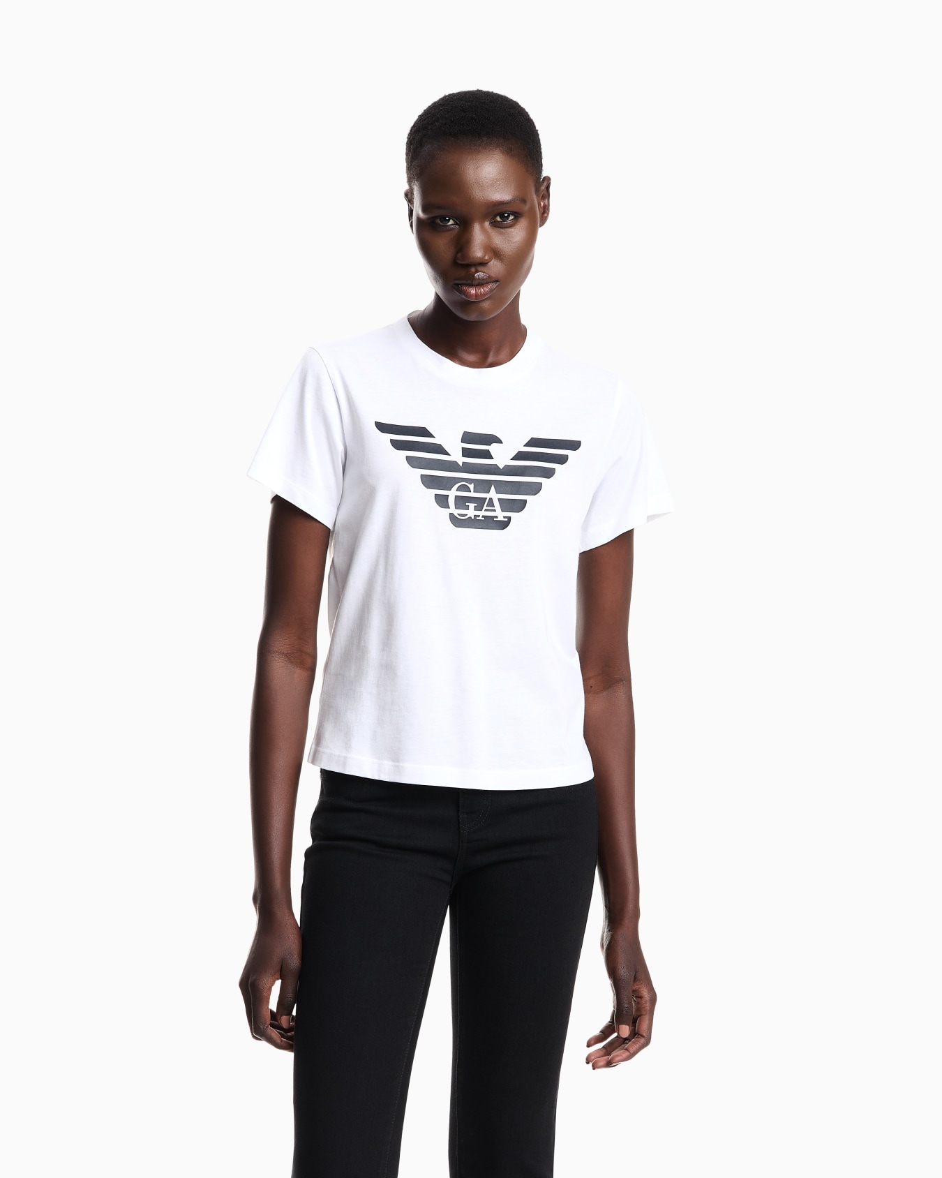 ASV organic-jersey T-shirt with logo print Slide 3