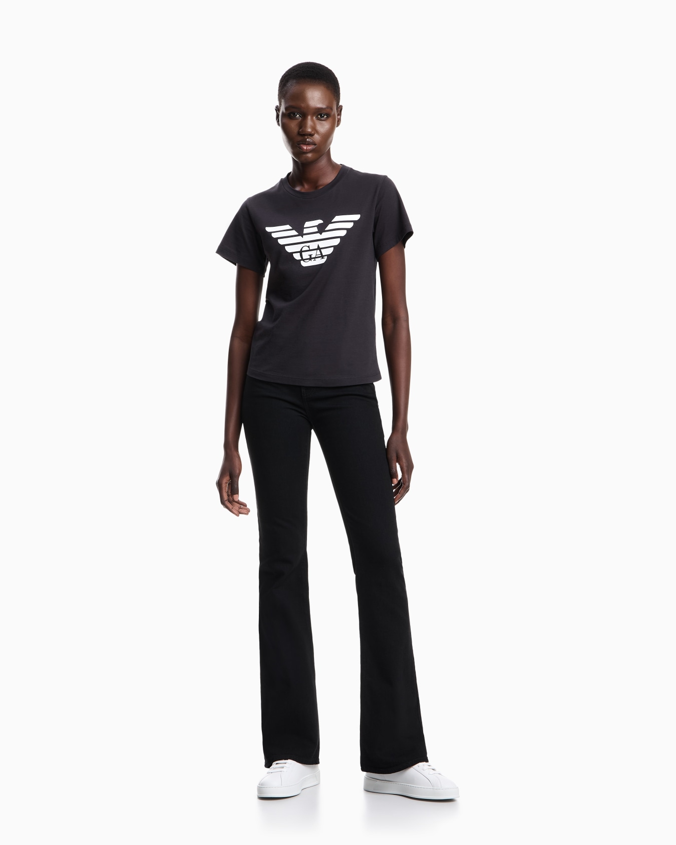 ASV organic-jersey T-shirt with logo print Slide 1