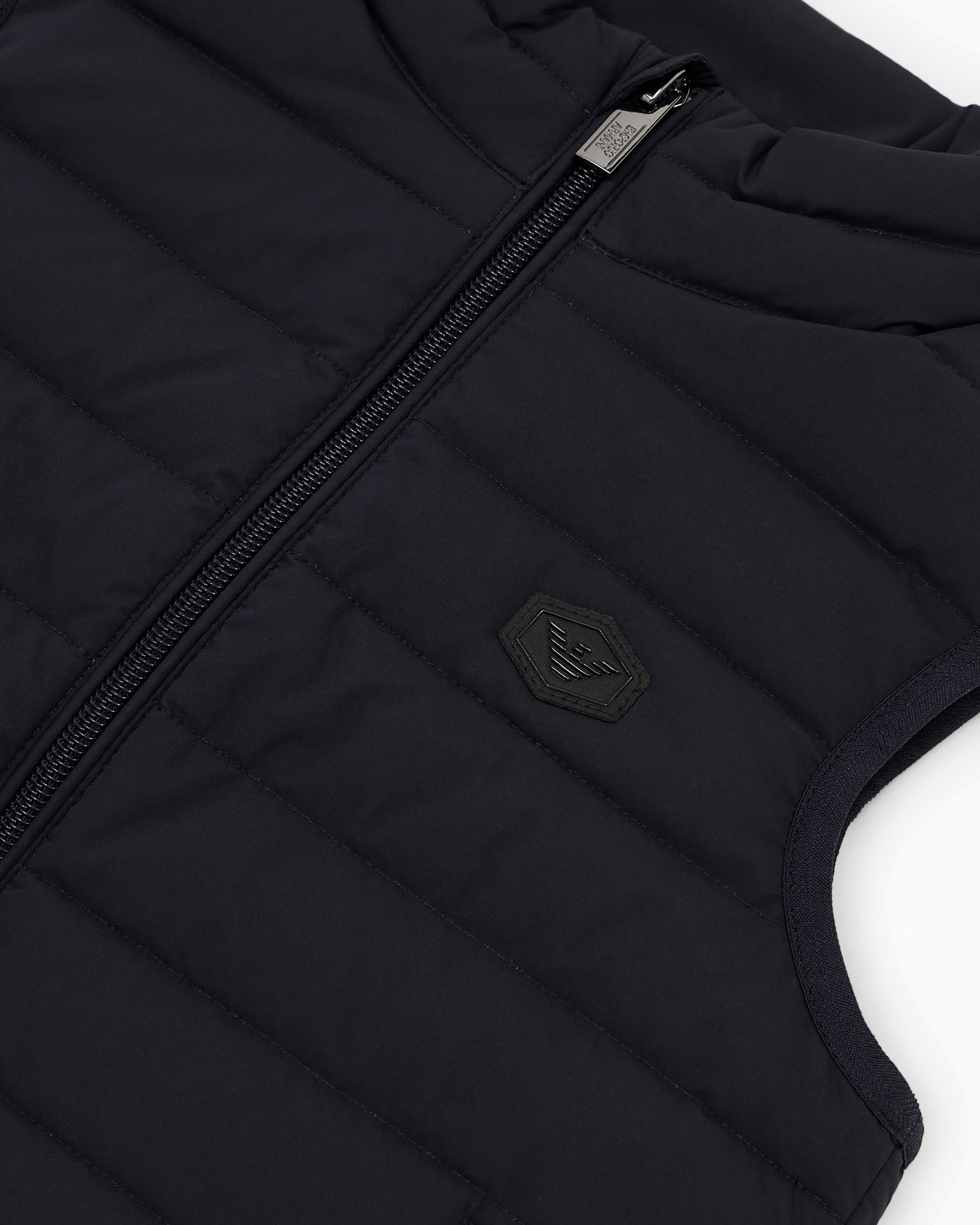 Chaqueta de plumas sin mangas en nailon acolchado con pluma reciclada ASV Diapositiva 1