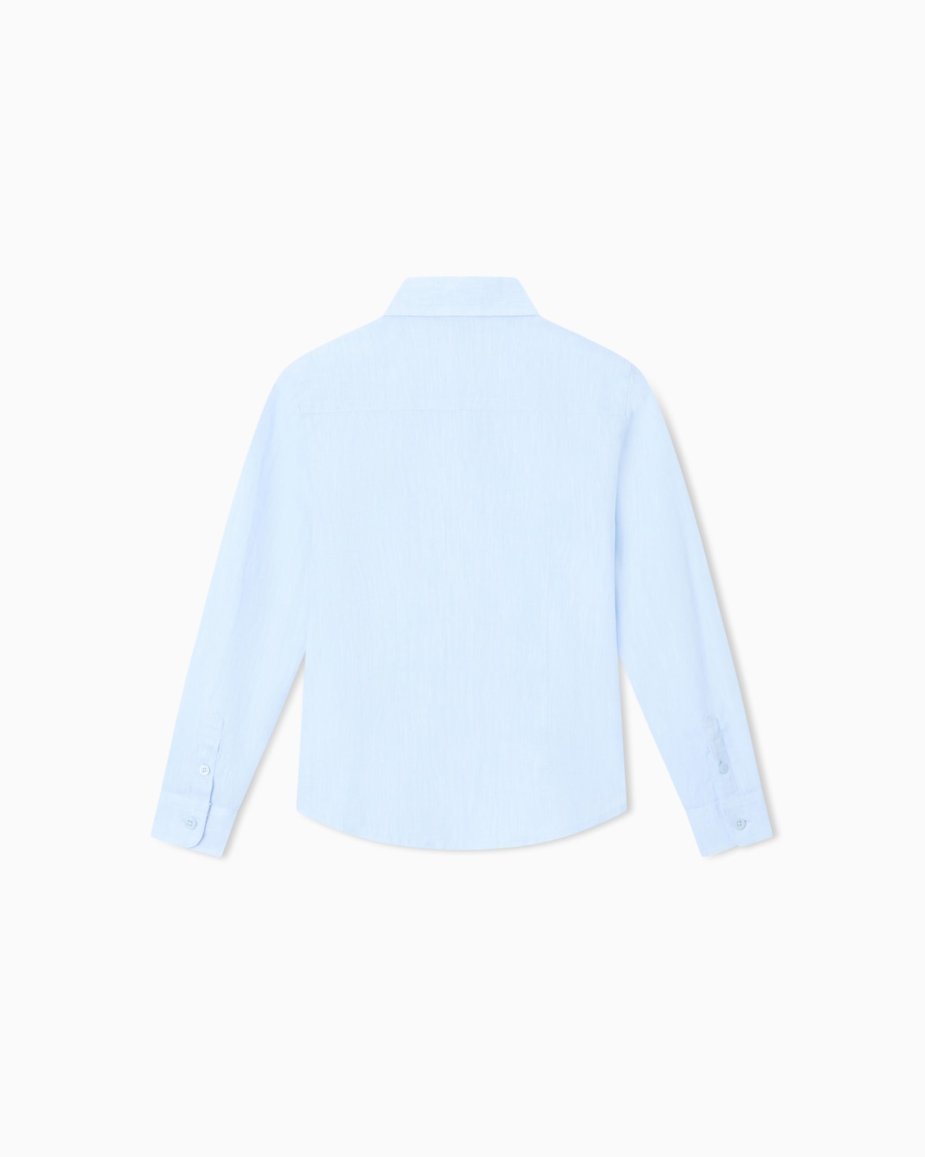 Linen shirt with eagle embroidery Slide 2