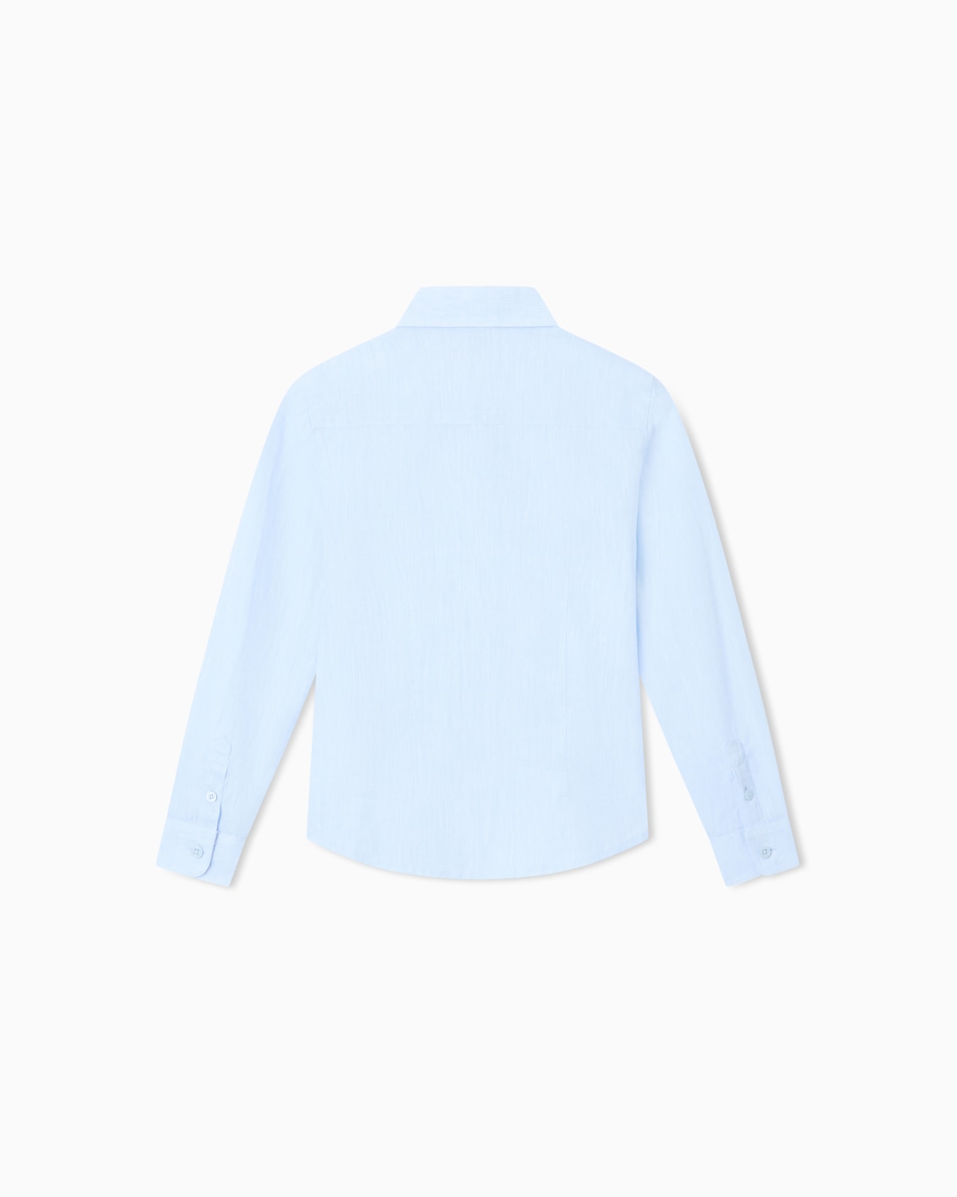 Linen shirt with eagle embroidery Slide 2