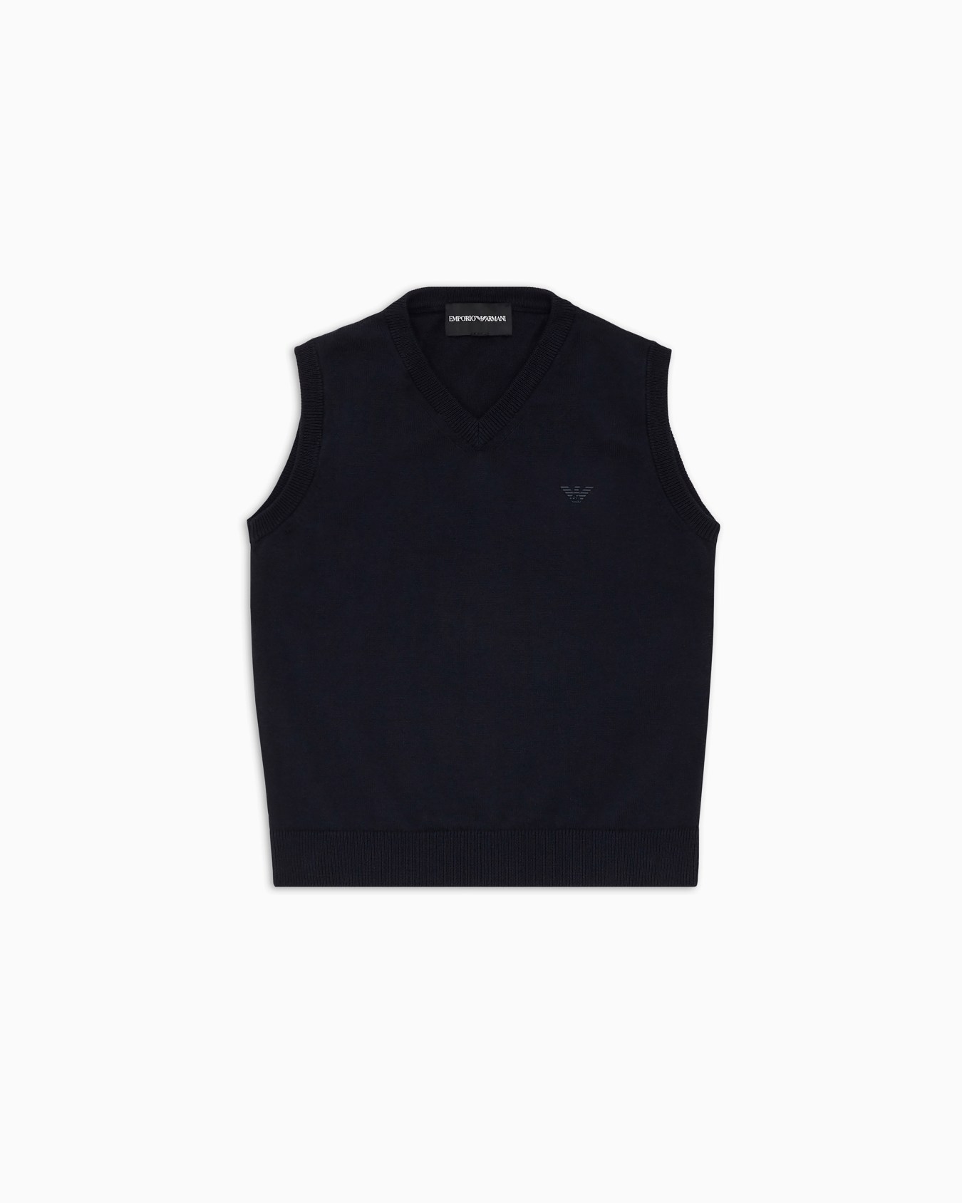 Corn-on-the-cob knit V-neck gilet Slide 0
