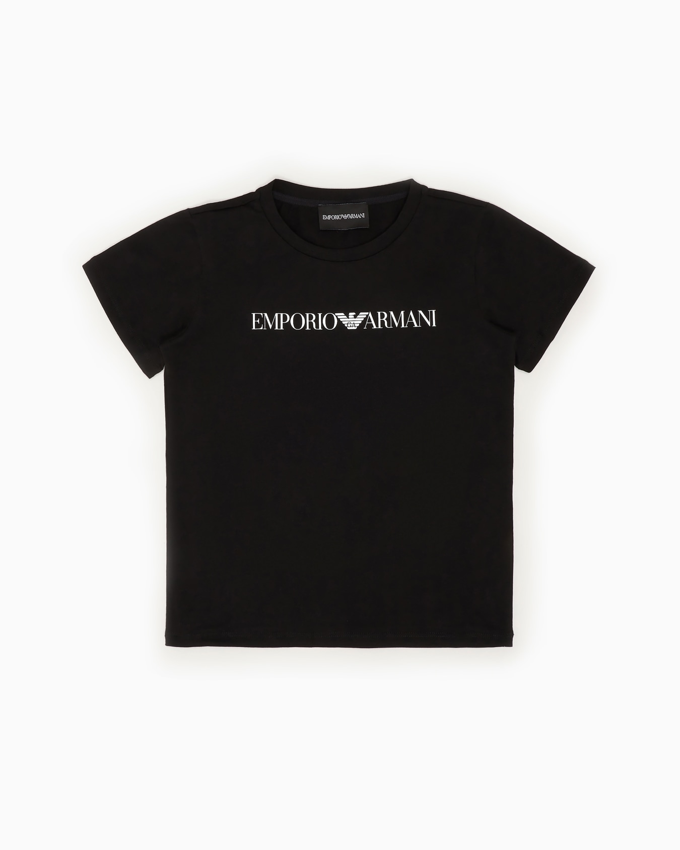 Pima-jersey T-shirt with logo Slide 0