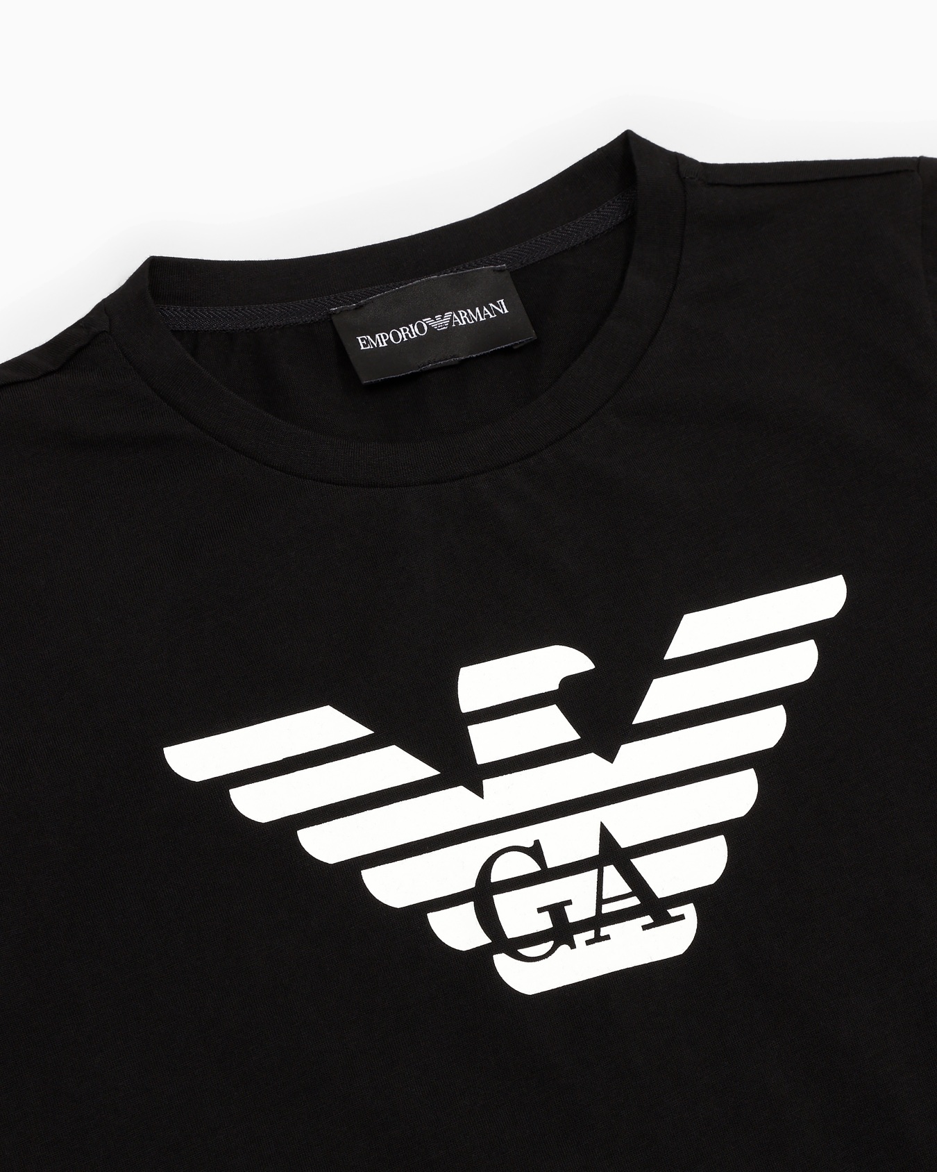 Pima-jersey T-shirt with logo Slide 1