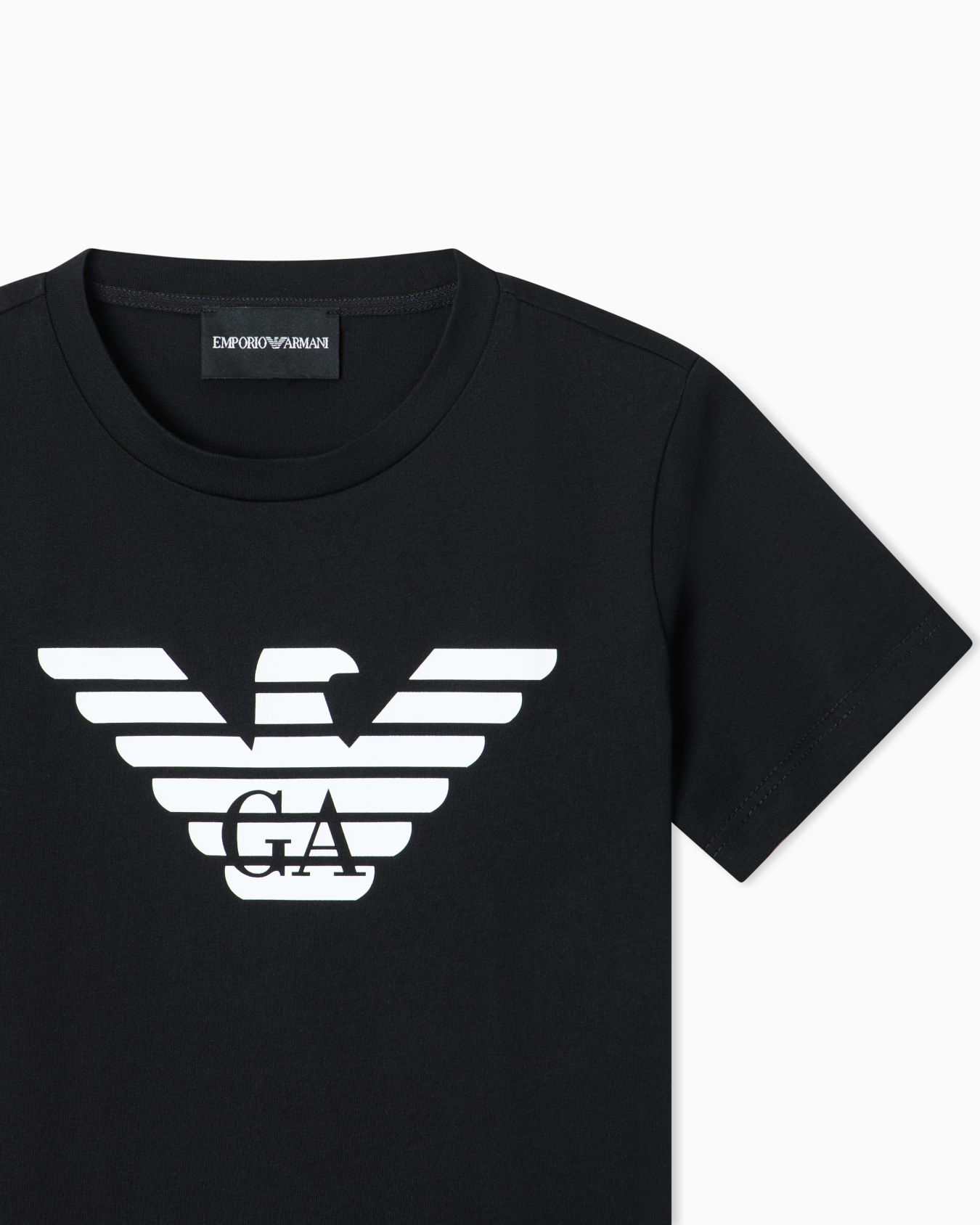 Pima-jersey T-shirt with logo Slide 1