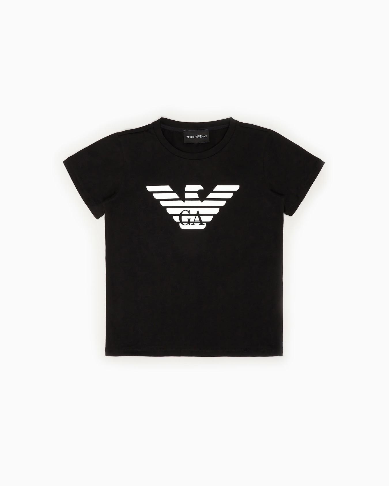Pima-jersey T-shirt with logo Slide 0