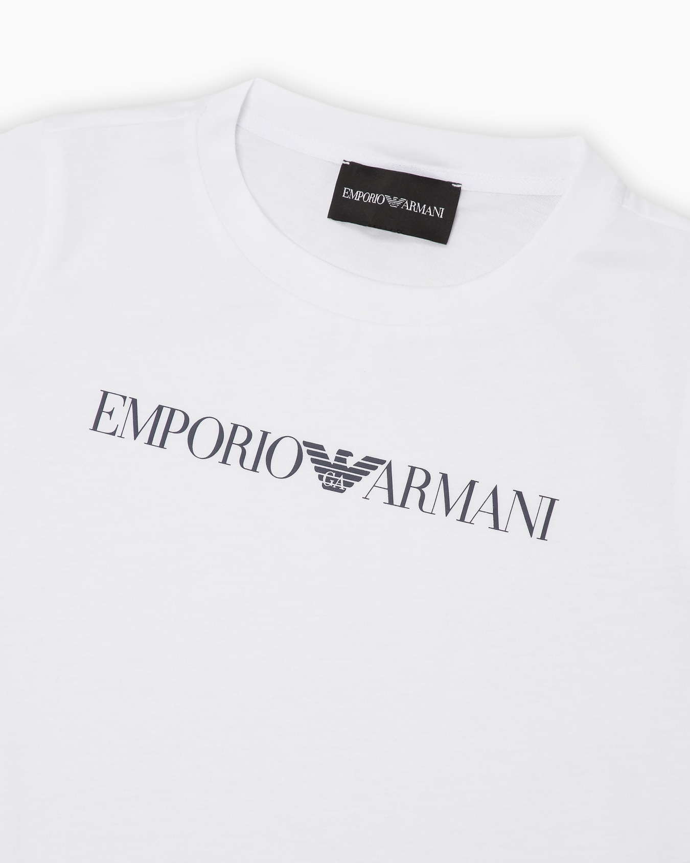 Pima-jersey T-shirt with logo Slide 1