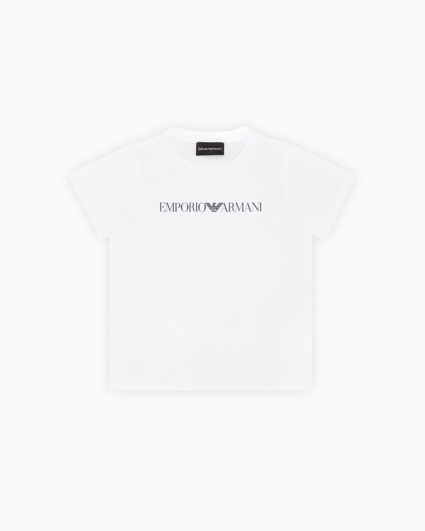 Pima-jersey T-shirt with logo Slide 0