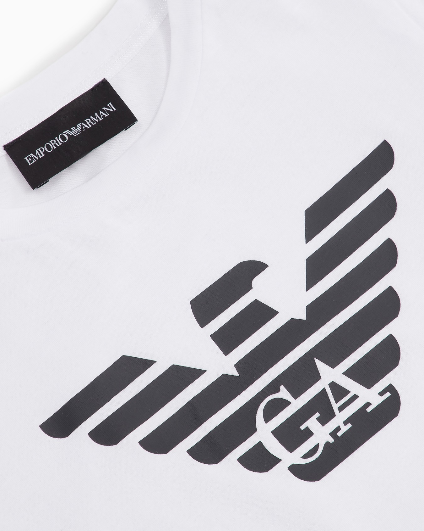 Pima-jersey T-shirt with logo Slide 1