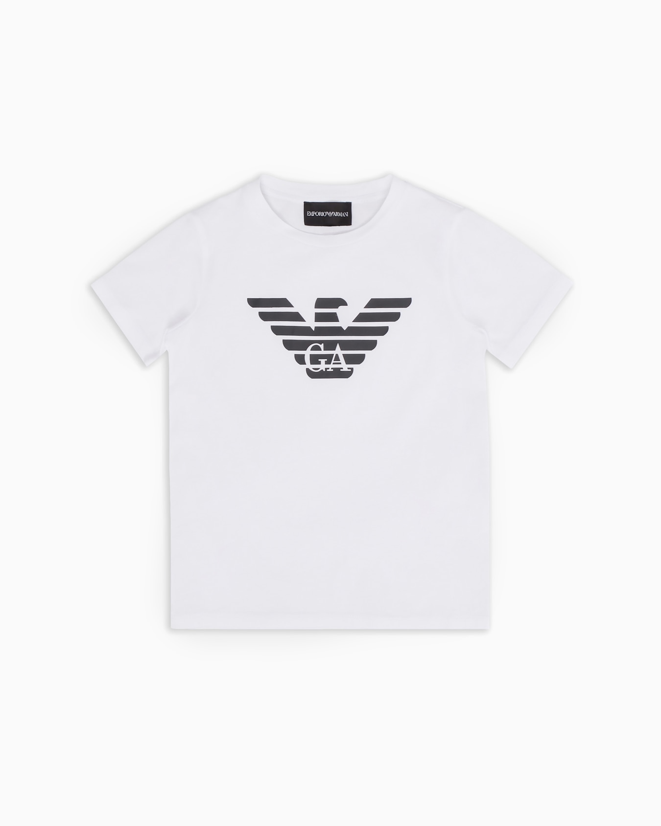 Pima-jersey T-shirt with logo Slide 0