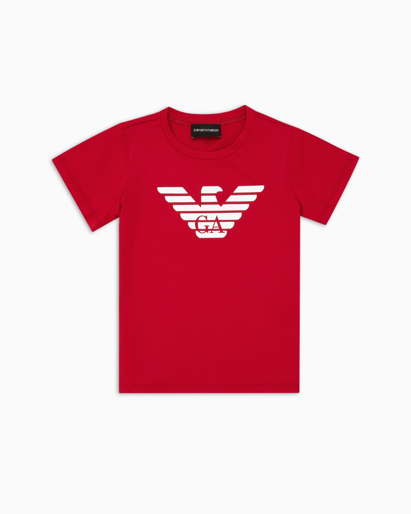 Pima-jersey T-shirt with logo Slide 0
