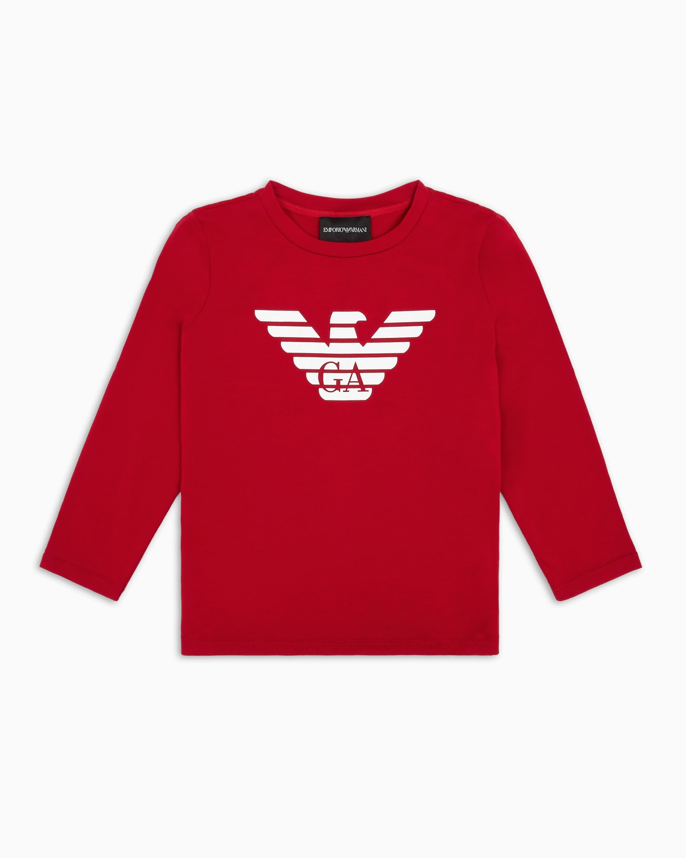 Pima-jersey jumper with logo Slide 0