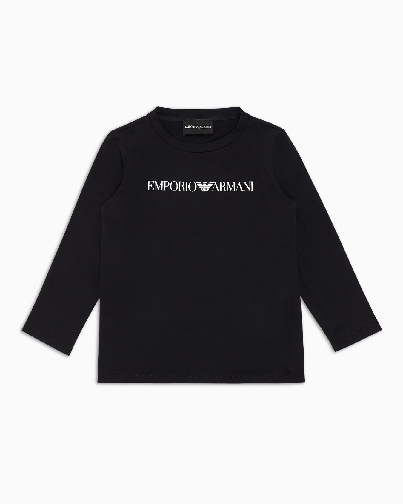 Pima-jersey jumper with logo Slide 0