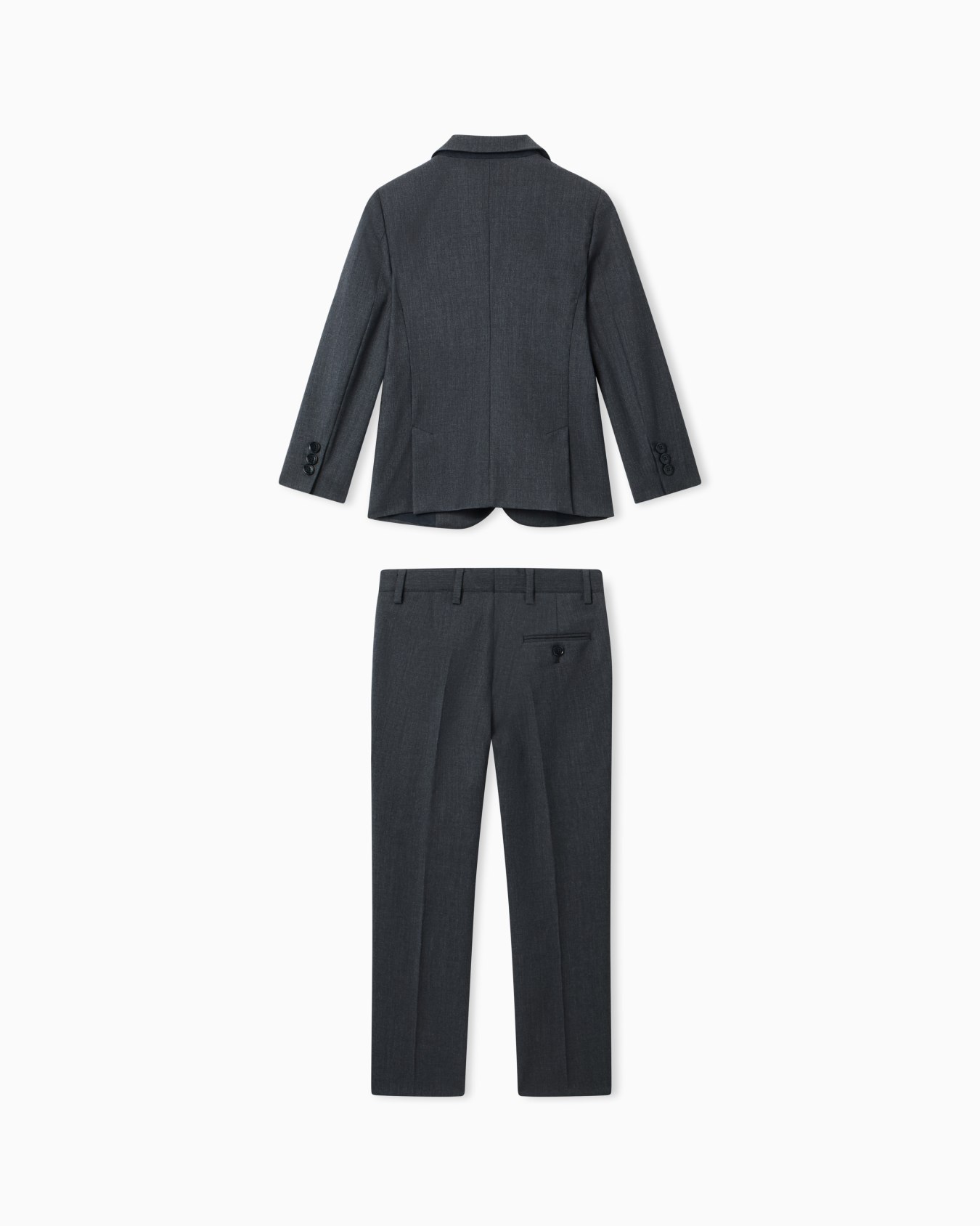 Single-breasted suit in light virgin wool Slide 2