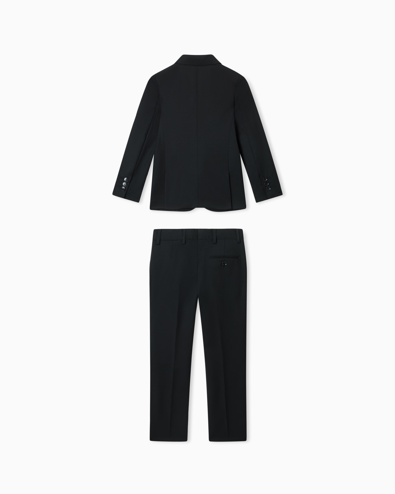 Single-breasted suit in light virgin wool Slide 2