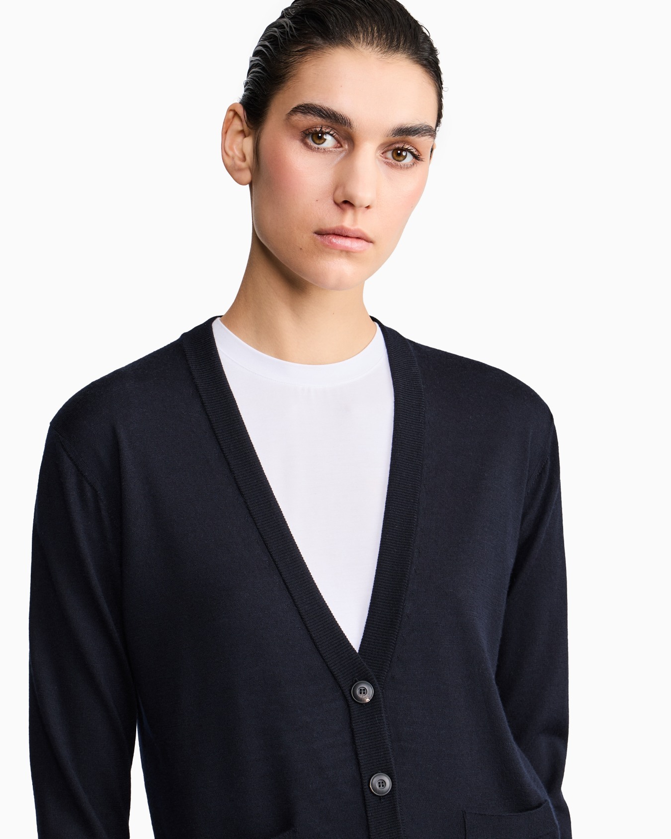 Pure cashmere long cardigan Slide 6