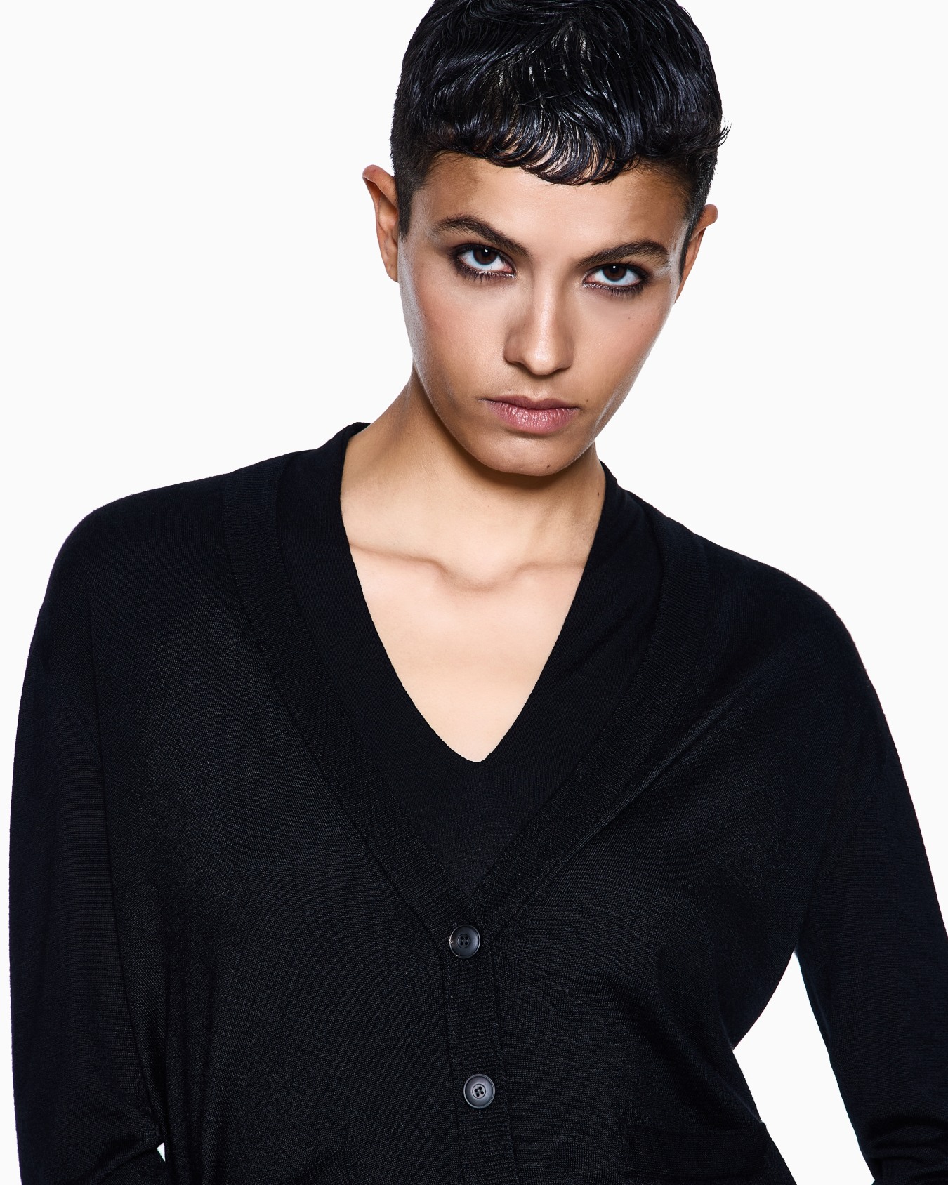 Pure cashmere long cardigan Slide 4