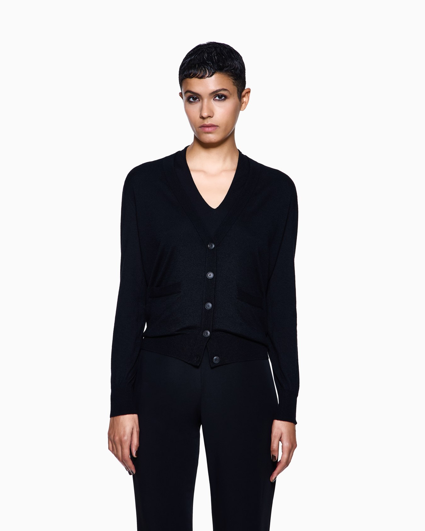 Pure cashmere long cardigan Slide 3