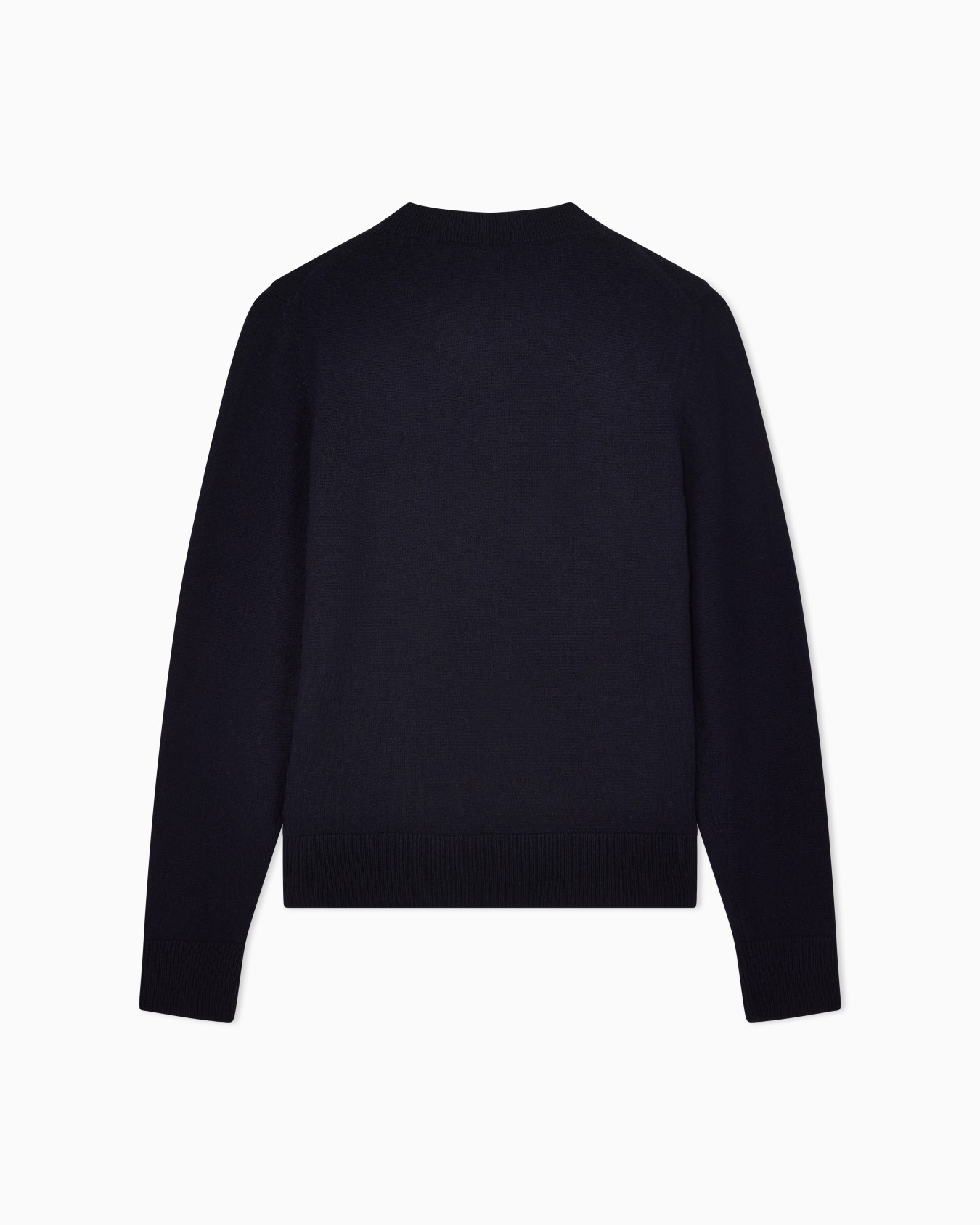Cashmere sweater with ribbed profiles Slide 2