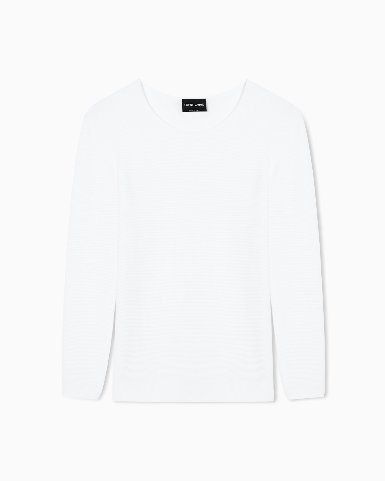 Links-stitch viscose long-sleeved jumper Slide 0