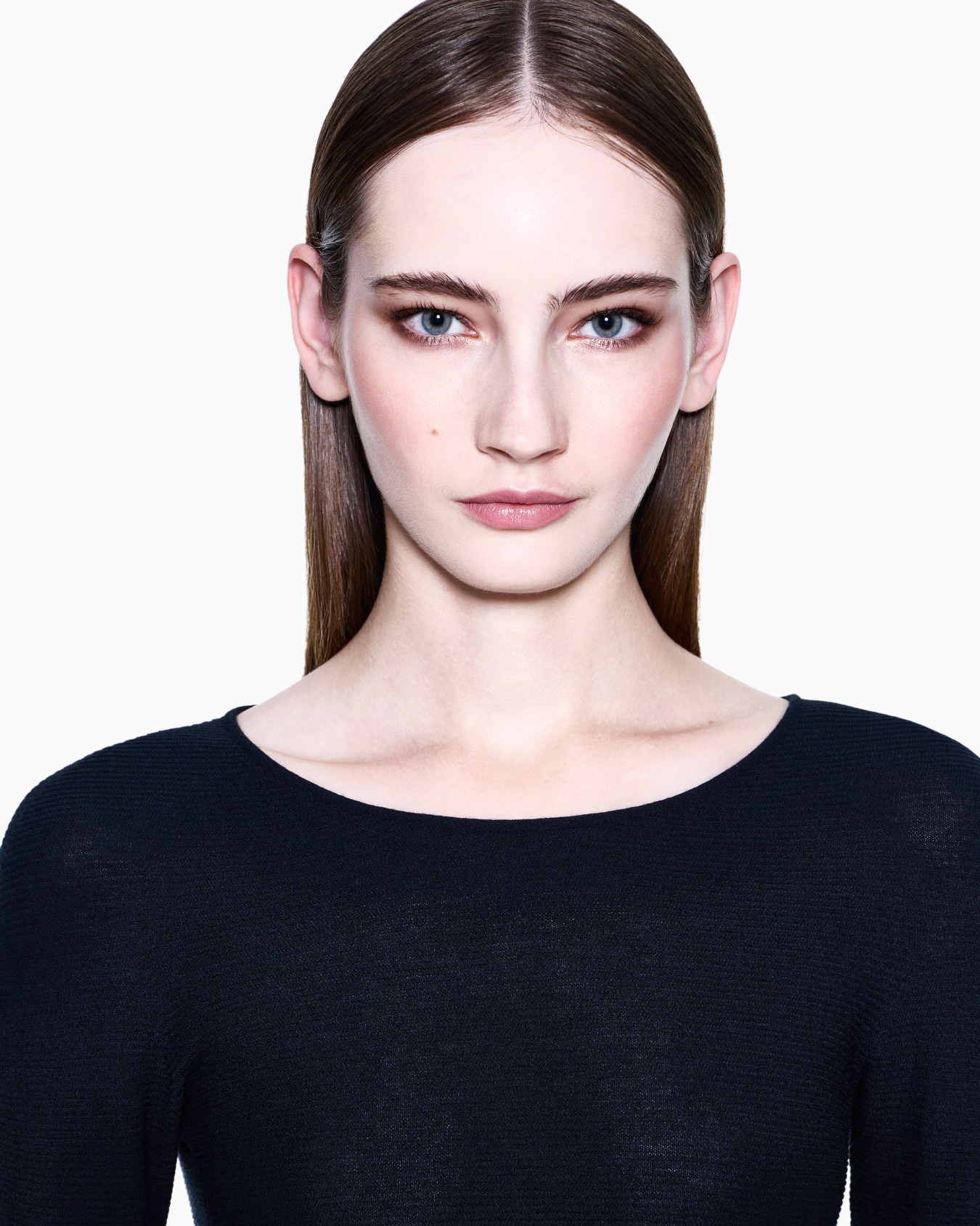 Pull à manches longues en viscose au point mousse Diapositive 4