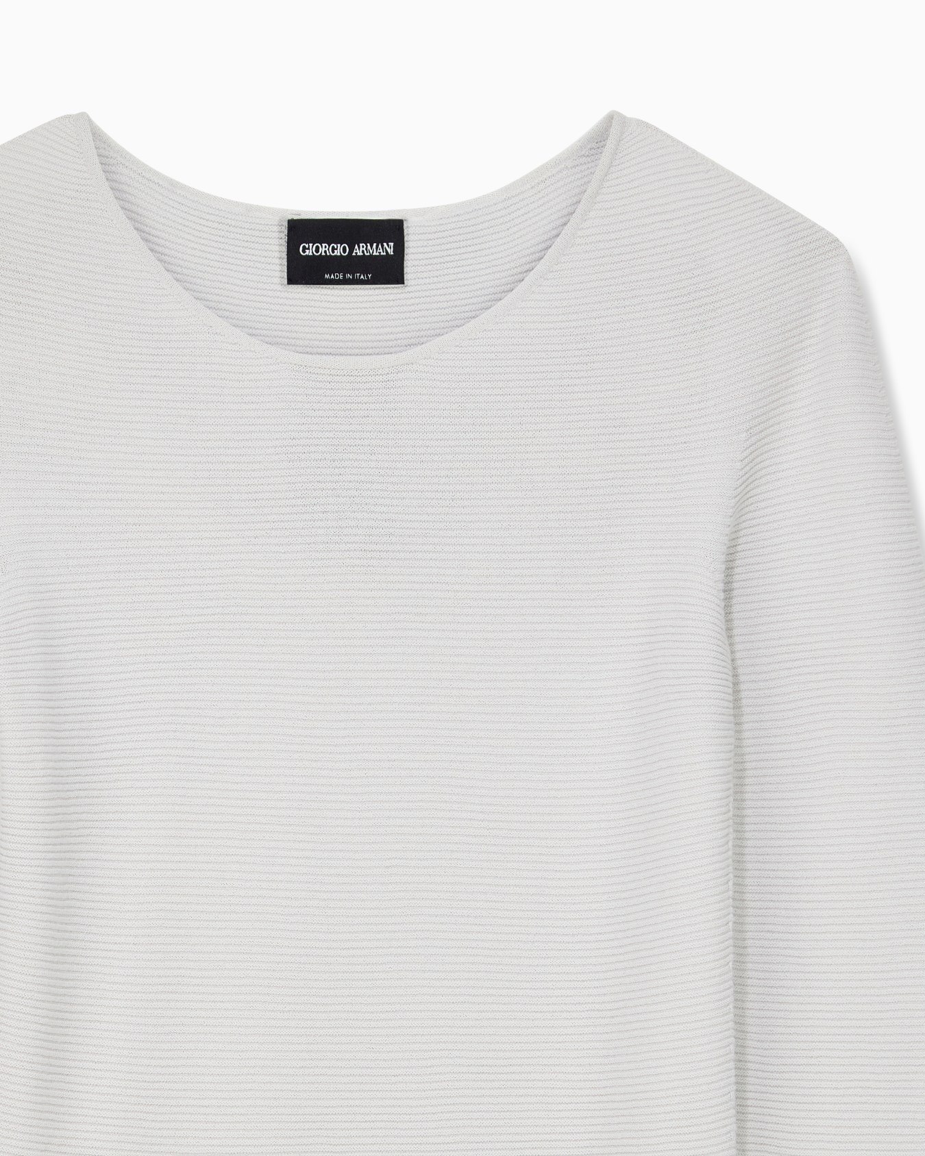 Links-stitch viscose long-sleeved jumper Slide 2