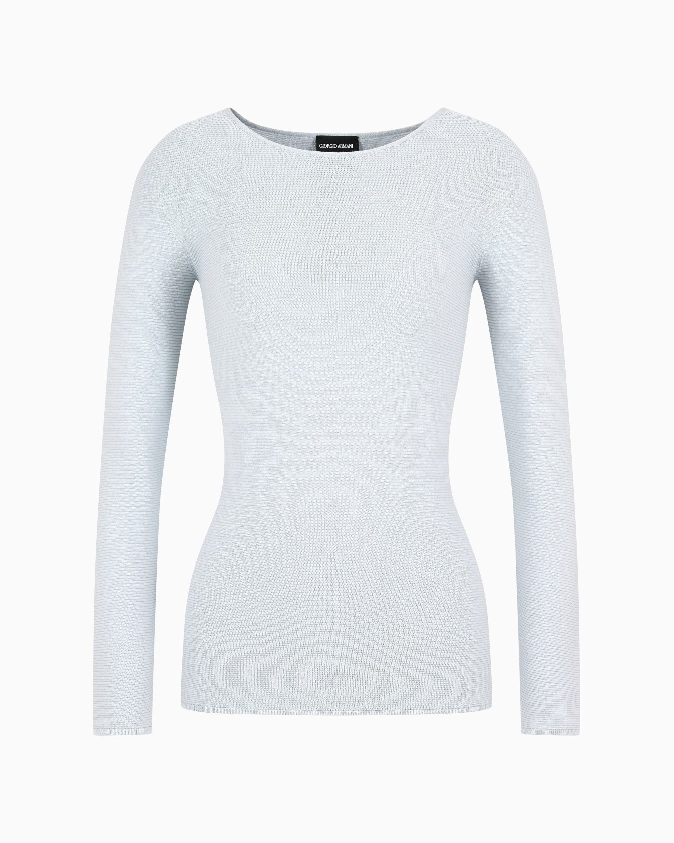 Links-stitch viscose long-sleeved jumper Slide 0