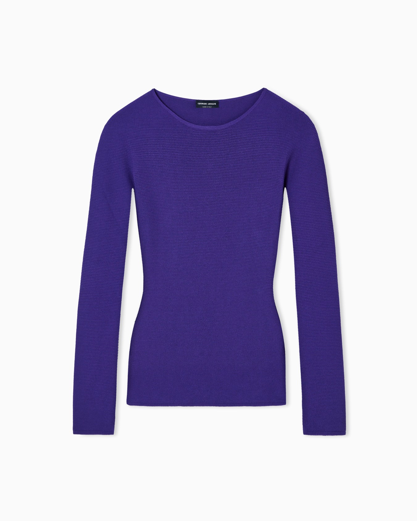 Links-stitch viscose long-sleeved jumper Slide 0