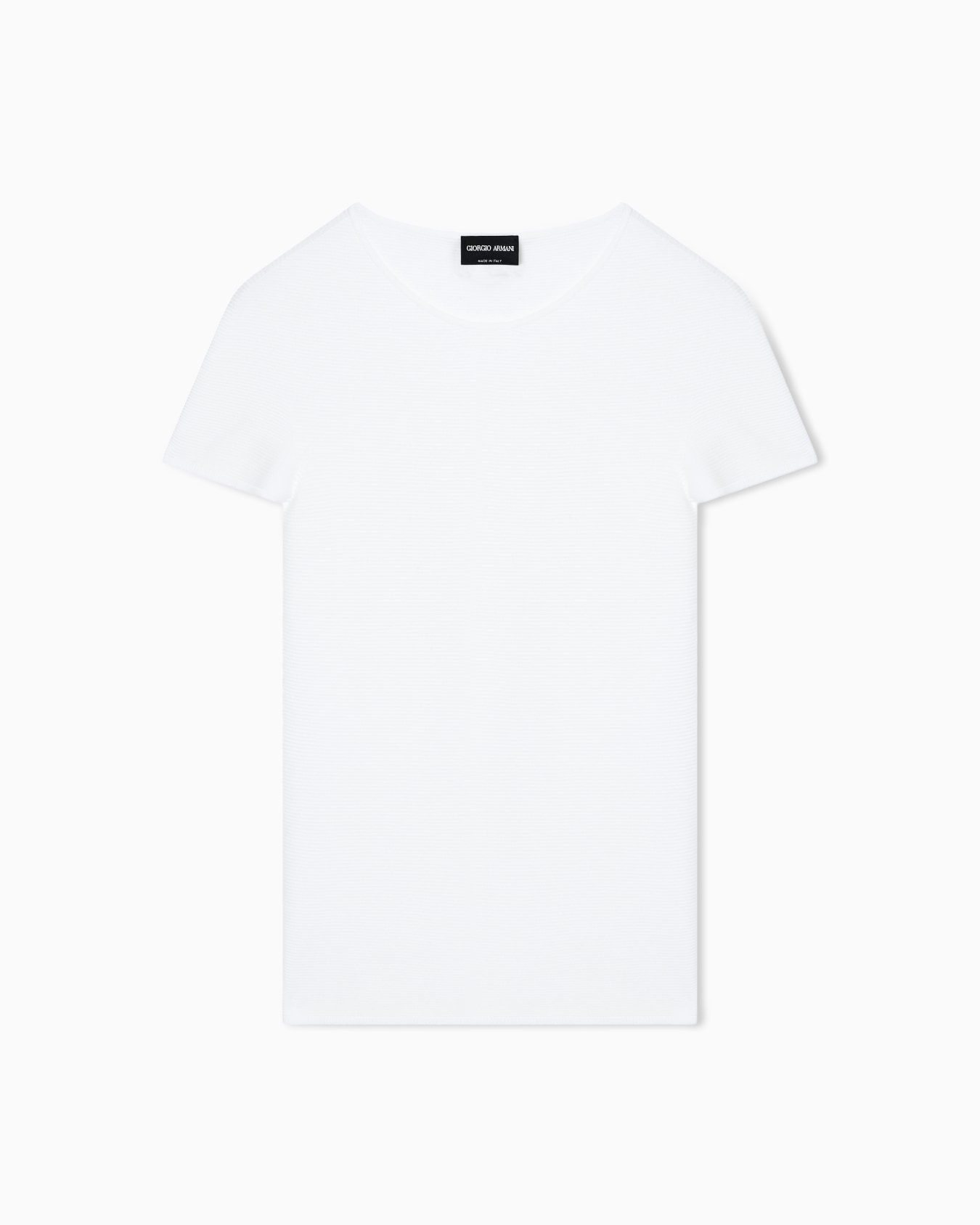 Jersey de manga corta de punto eslabón de viscosa Diapositiva 0