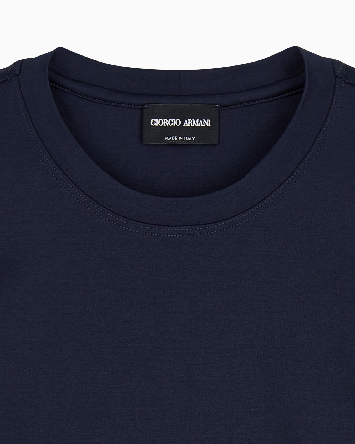 Short-sleeved crew-neck jumper in pure cashmere Slide 4