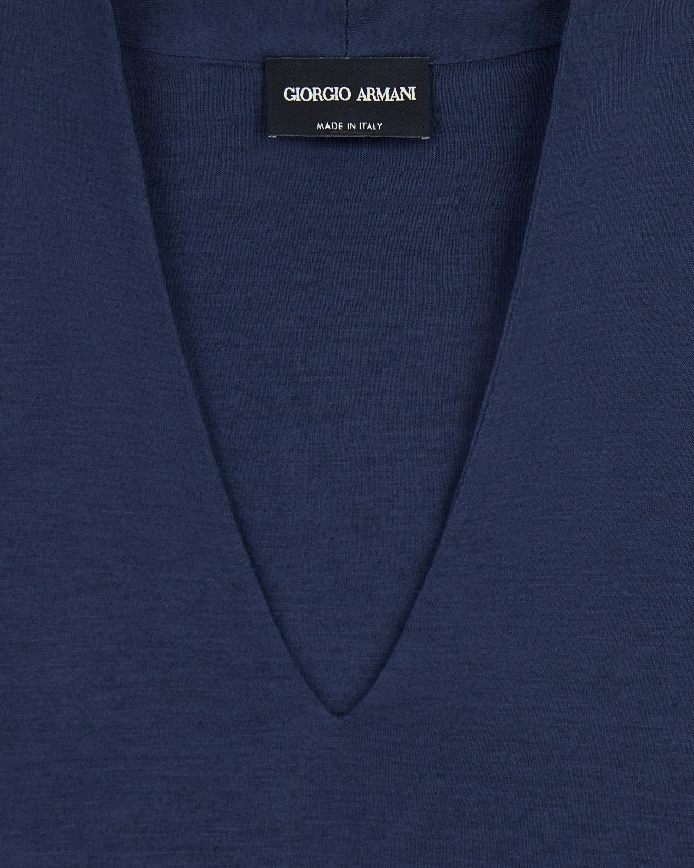 Jersey V-neck top Slide 4