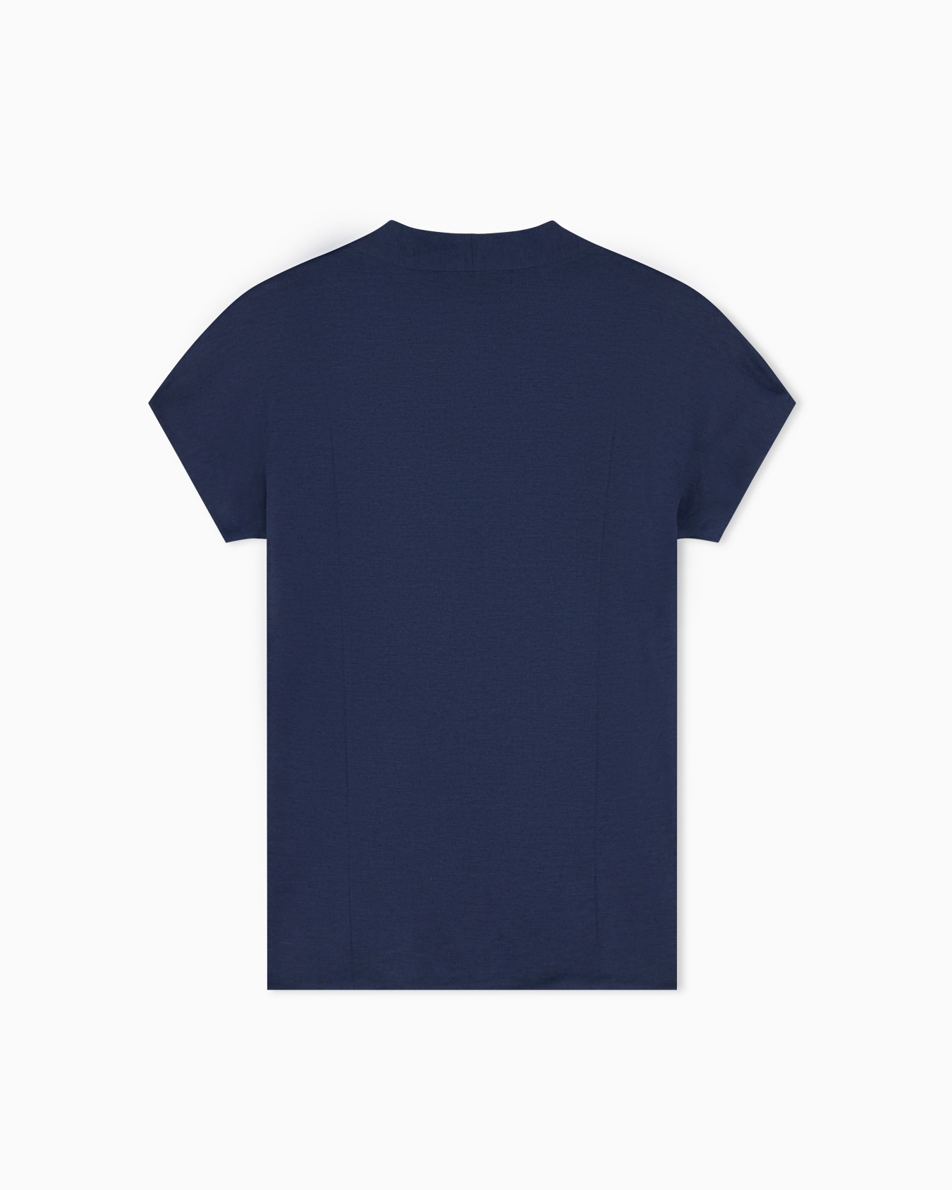 Jersey V-neck top Slide 2