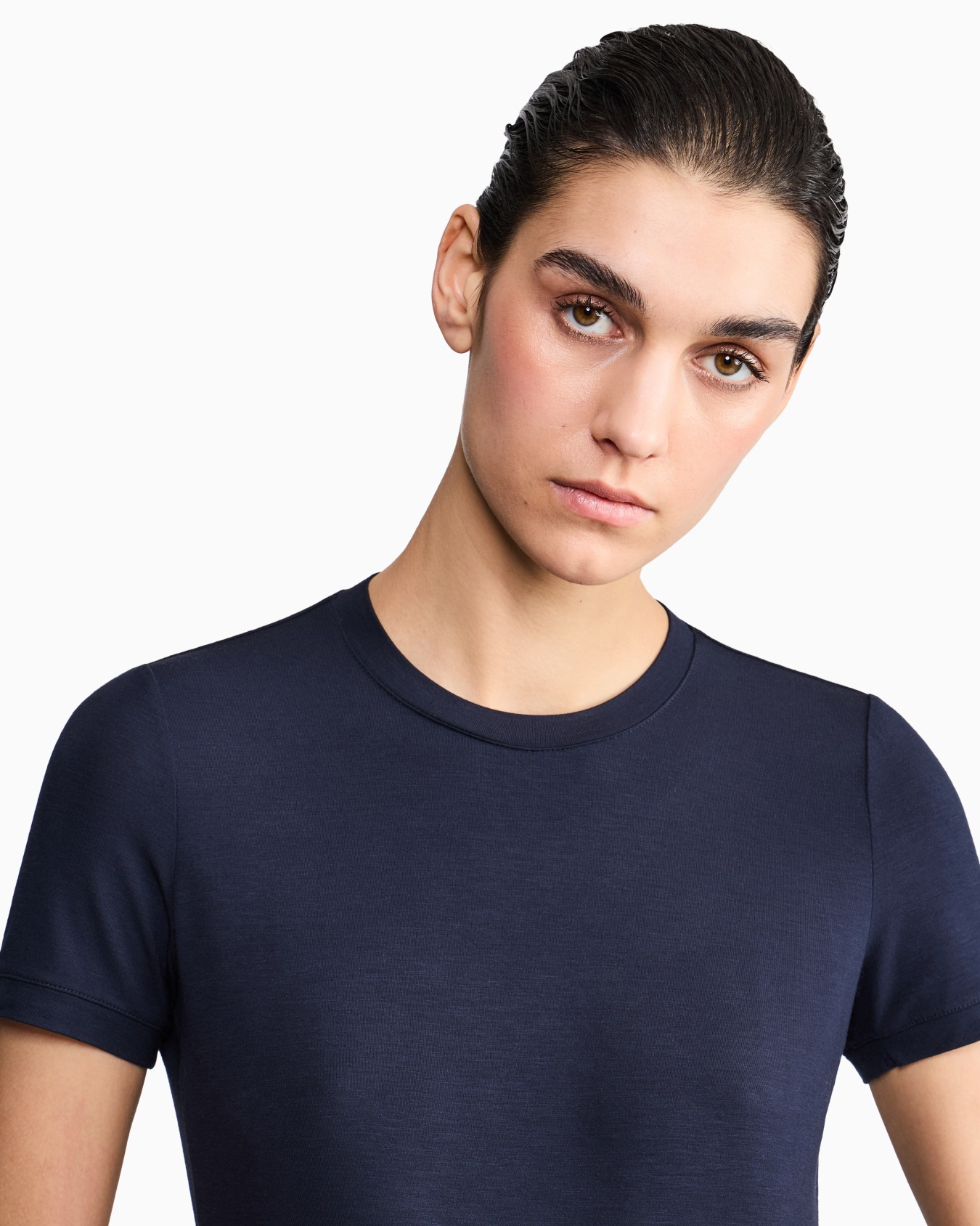 T-shirt en jersey de viscose élastique Diapositive 6