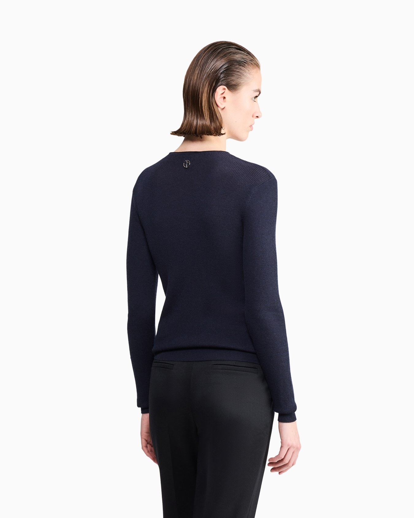 Pure cashmere crew-neck jumper Slide 5