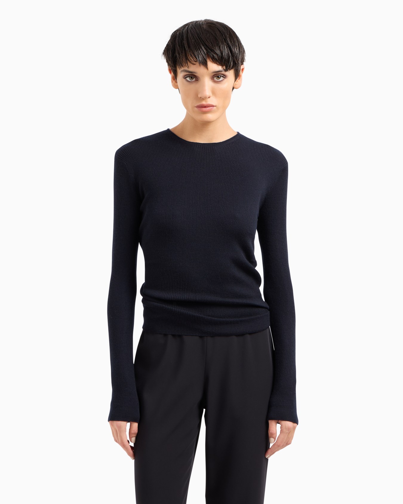 Pure cashmere crew-neck jumper Slide 3