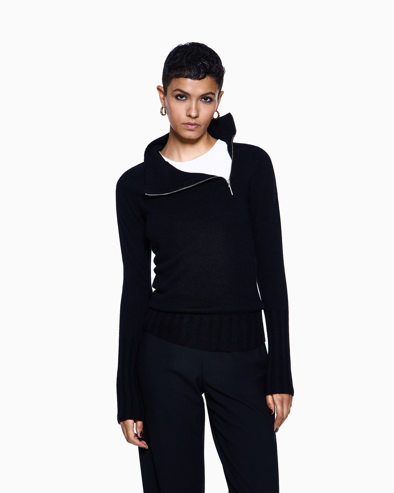 Pure Cashmere Turtleneck Sweater Slide 3