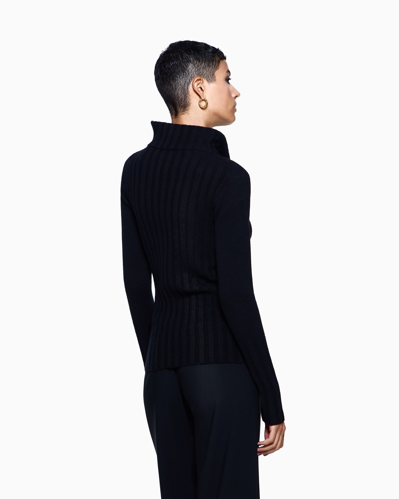 Pure Cashmere Turtleneck Sweater Slide 2