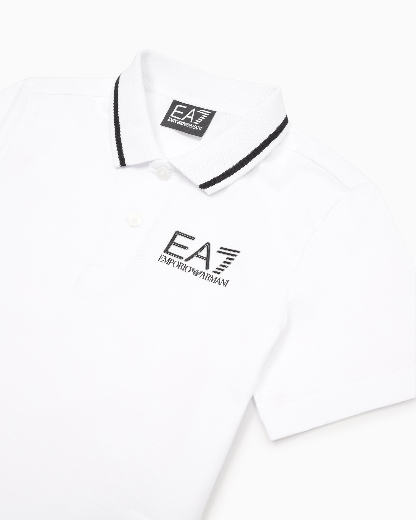 Core Identity Boy cotton polo shirt Slide 1