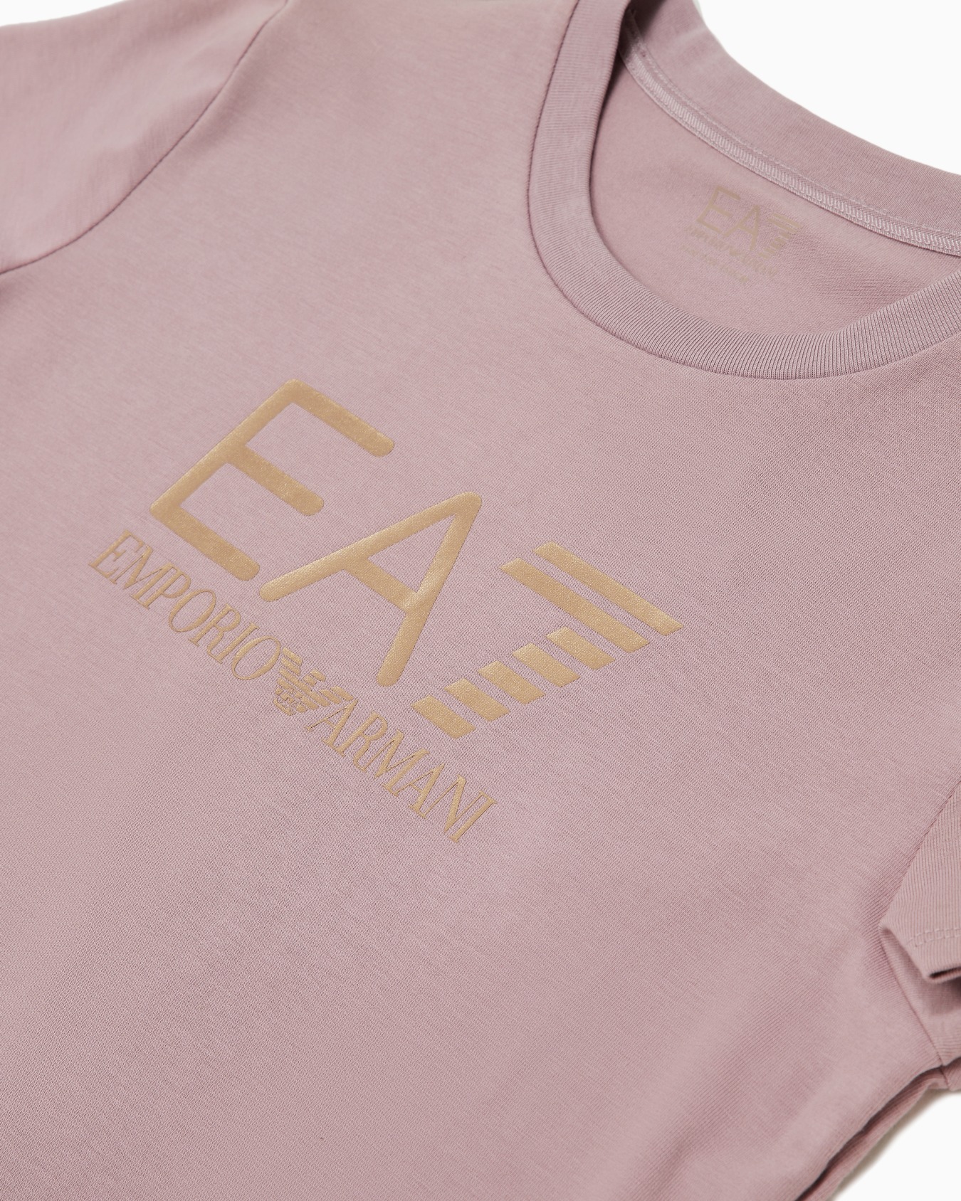 Shiny Girl T-Shirt mit Rundhalsausschnitt aus Baumwollstretch Folie 1