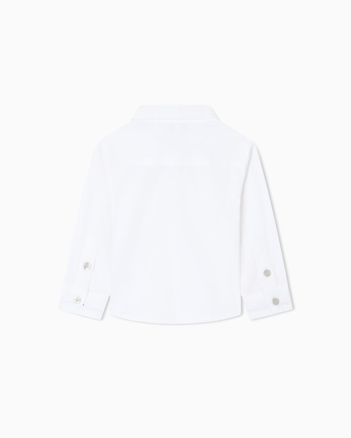Chemise en coton stretch avec broderie aigle Diapositive 2