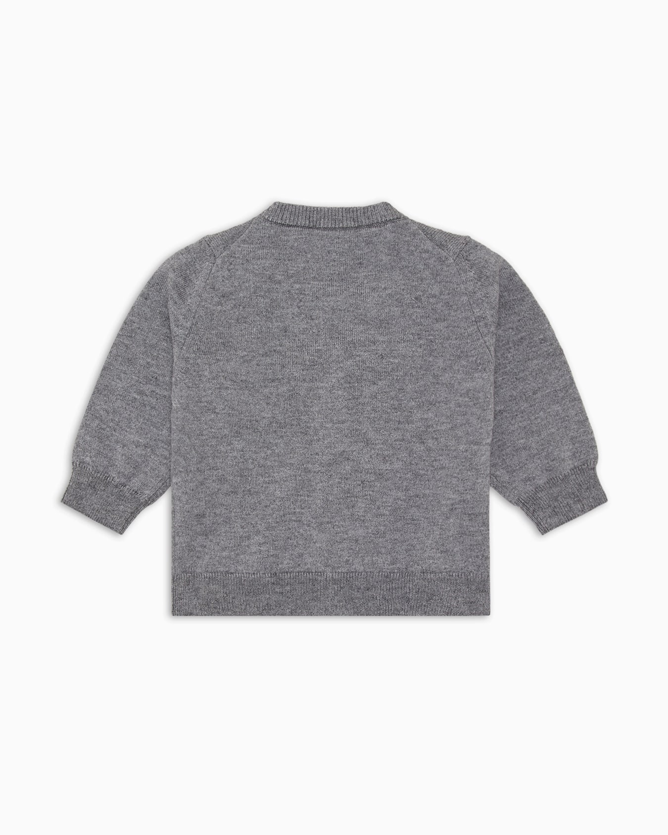 Wool-blend V-neck cardigan Slide 2