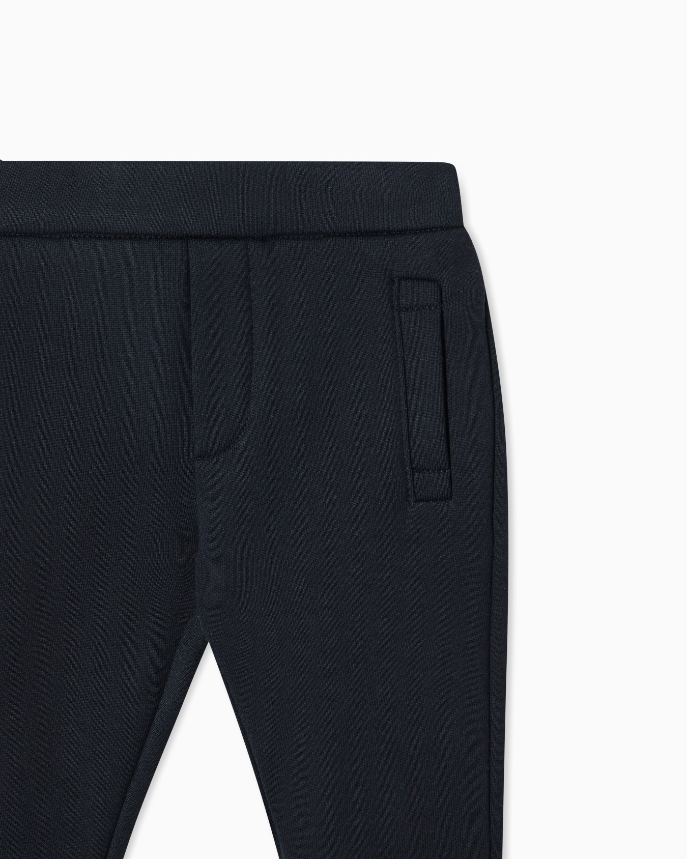 Modal-blend jersey joggers with logo Slide 1