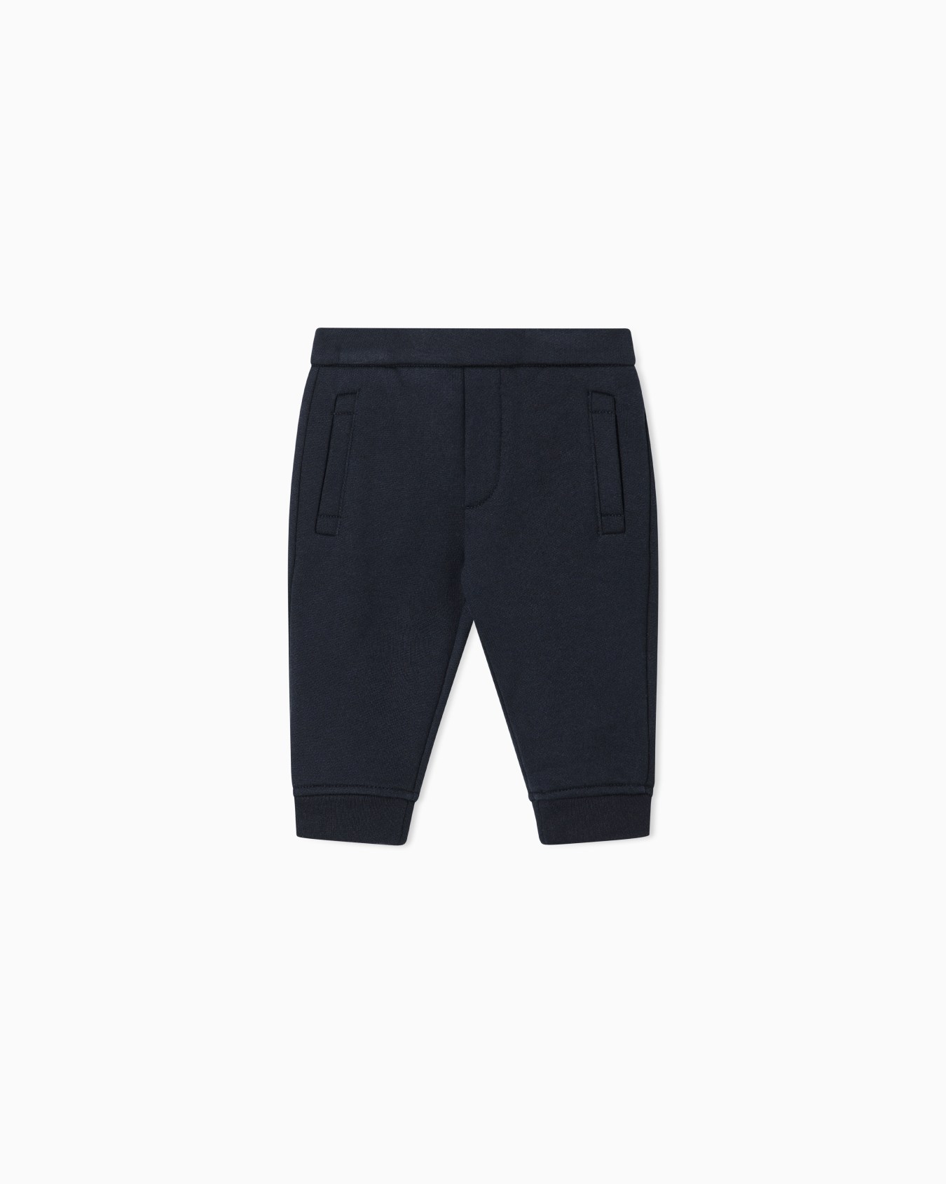Modal-blend jersey joggers with logo Slide 0