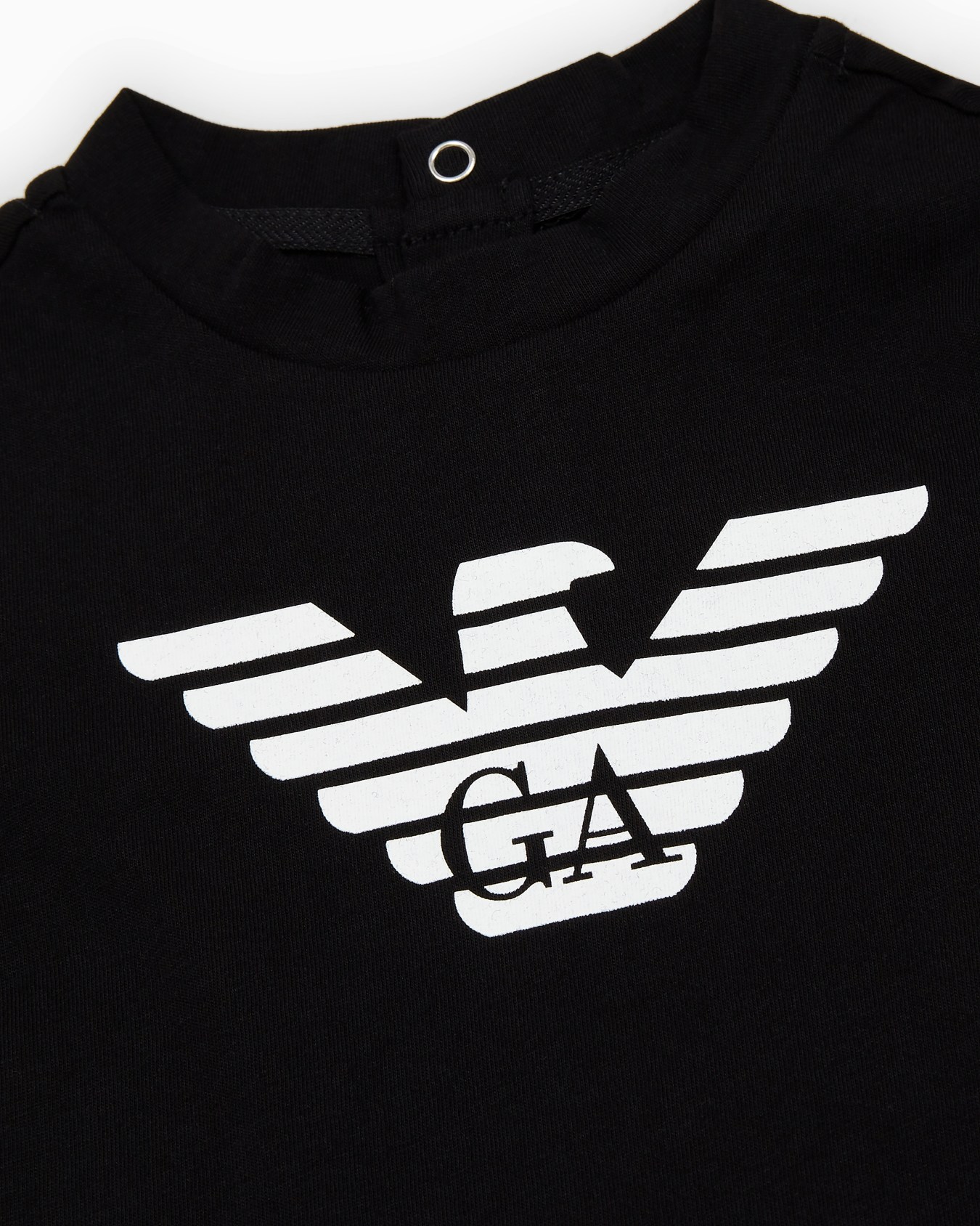 Pima-jersey T-shirt with logo Slide 1