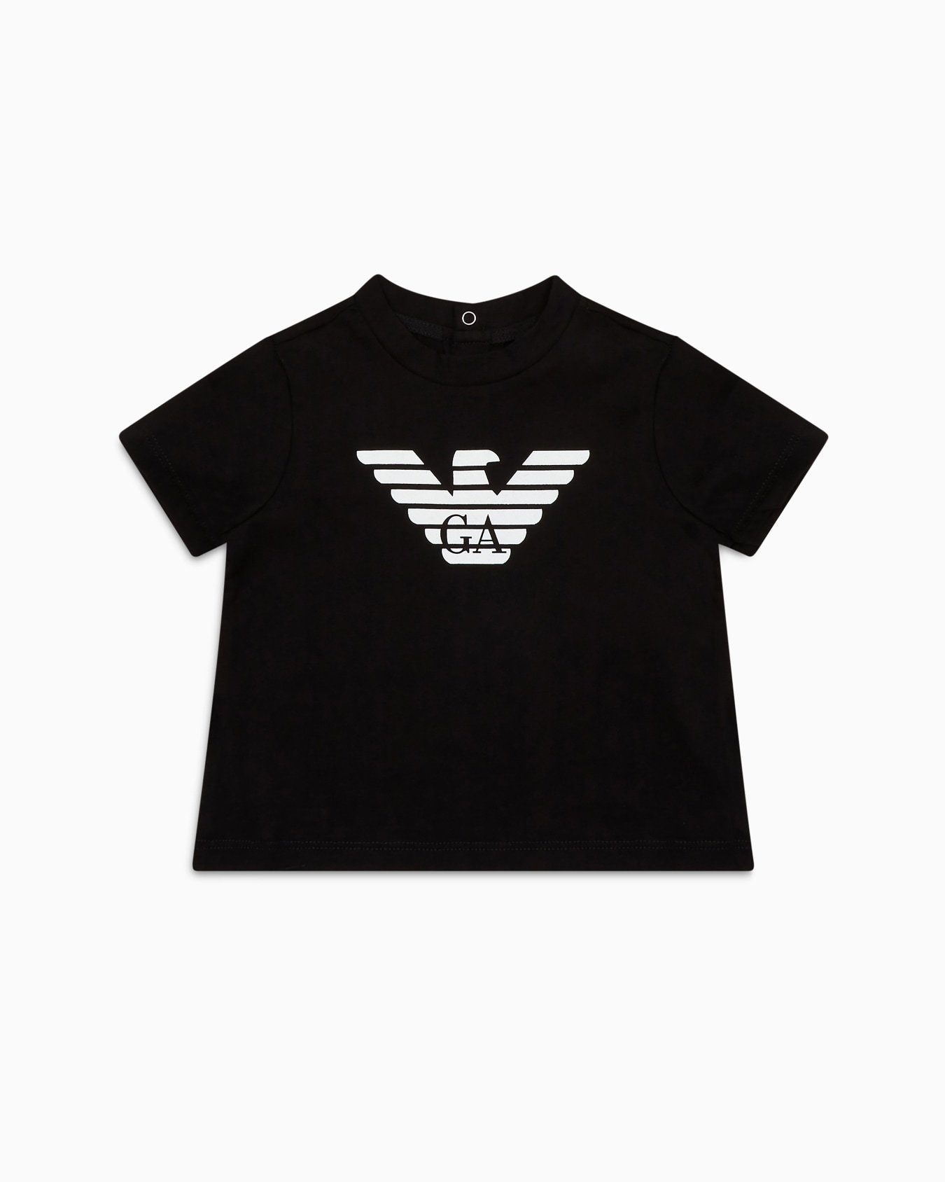 Pima-jersey T-shirt with logo Slide 0