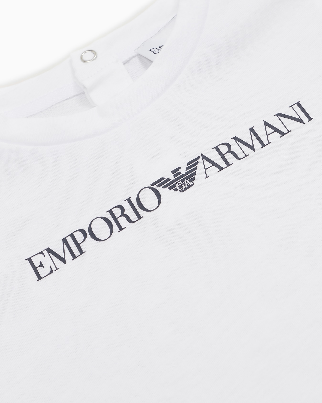 Pima-jersey T-shirt with logo Slide 1