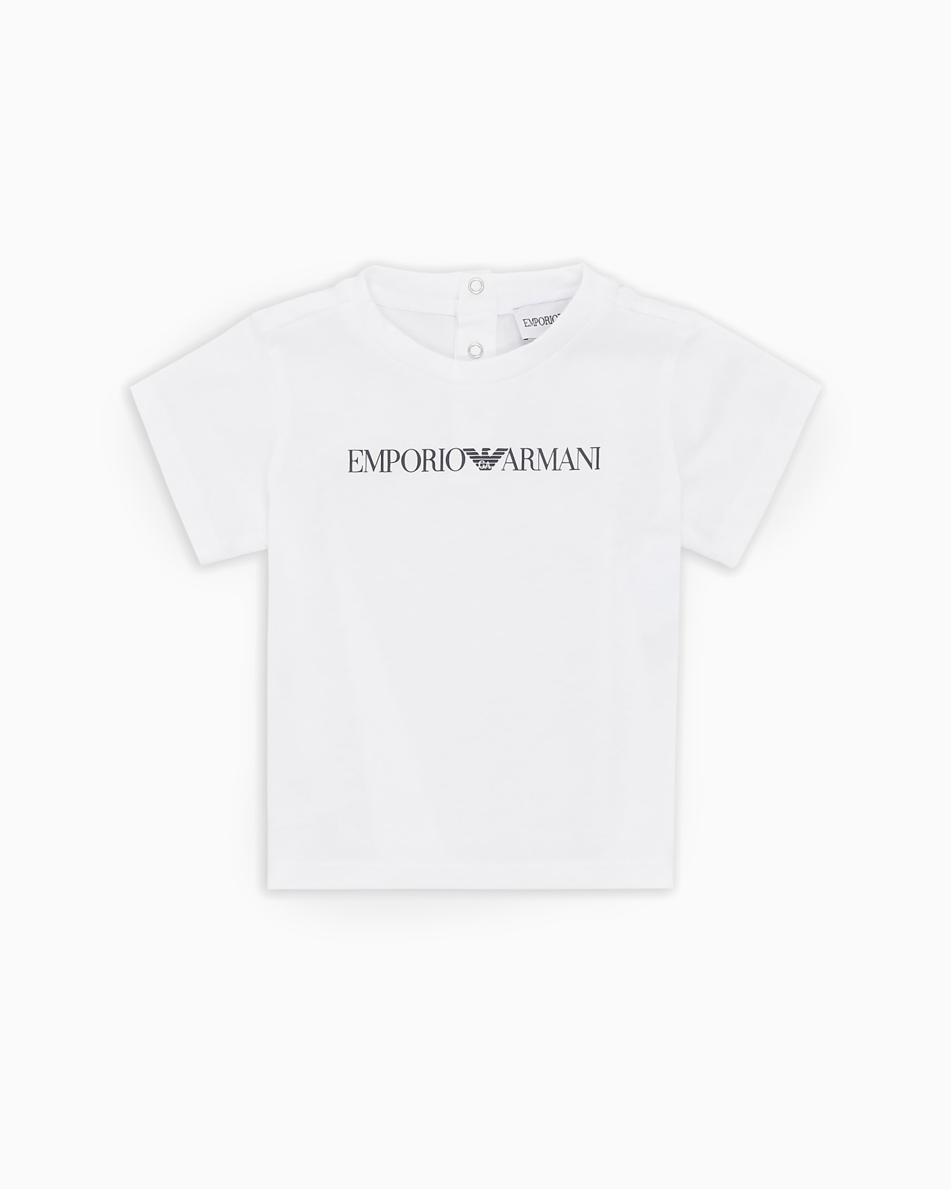 Pima-jersey T-shirt with logo Slide 0
